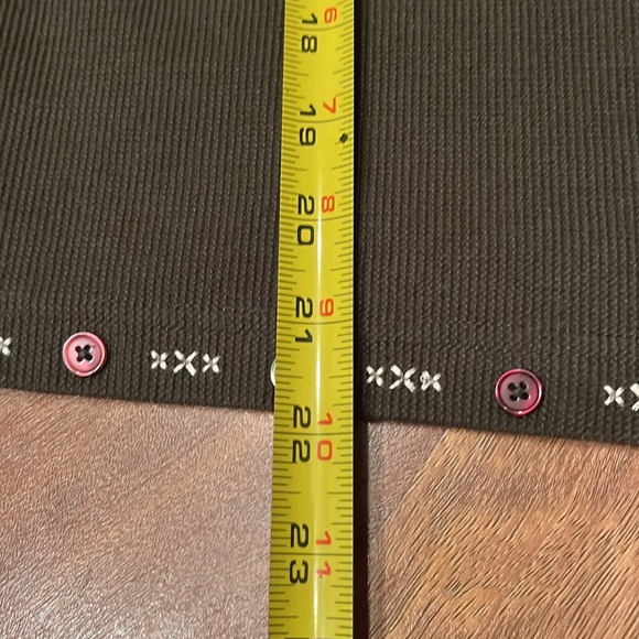 EUC Christopher & Banks olive green for zip cardigan - Picture 11 of 14